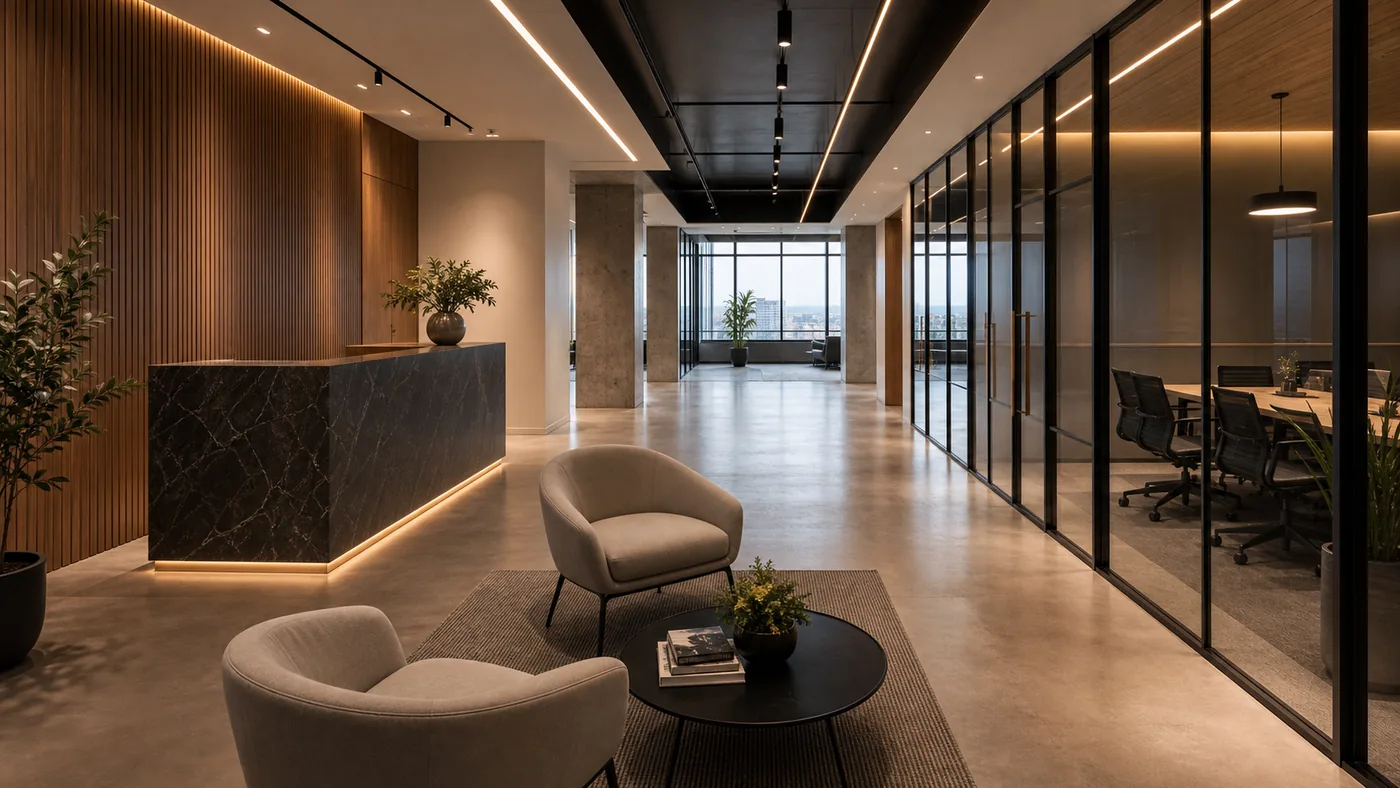 Foundry Office after renovation